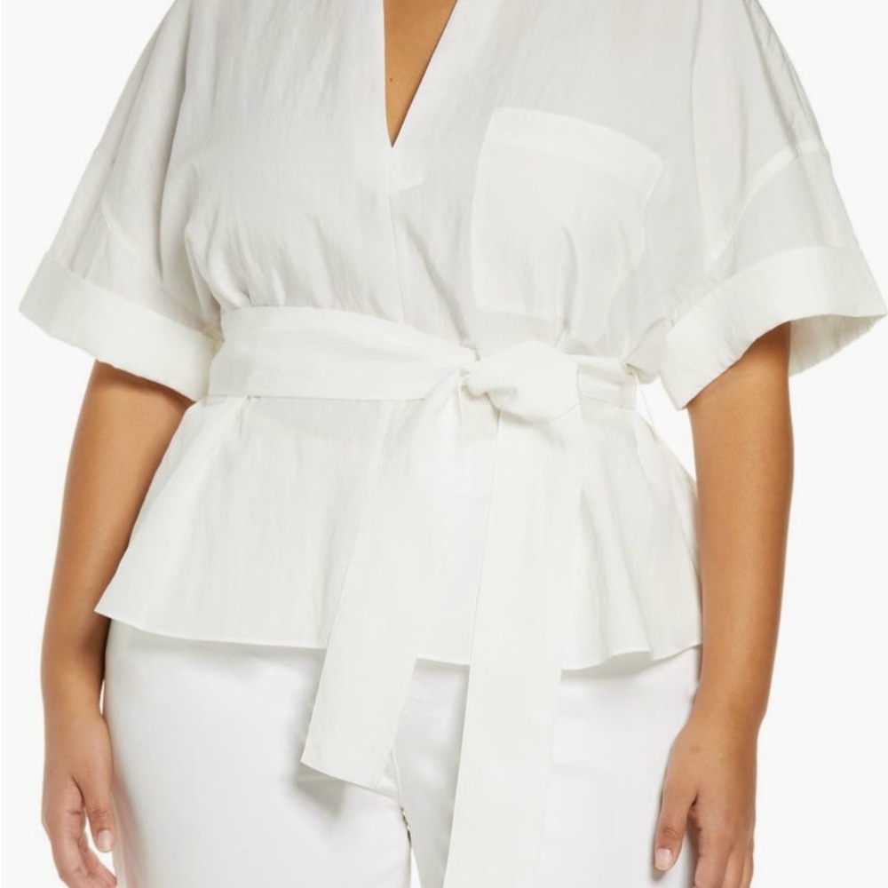 Vince Belted Blouse